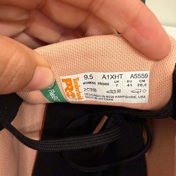 Timberland Pro Women's 9.5 Drivetrain Composite Safety Toe Black Work Shoes - Picture 6 of 8